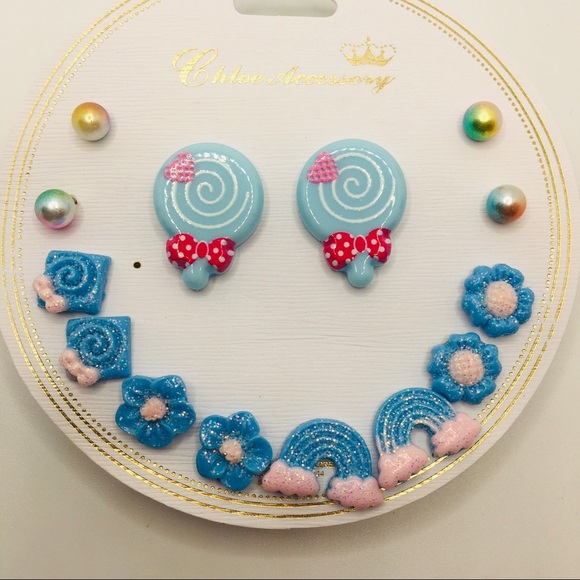 Earrings Rainbow 🌈 LOLLIPOPS! - Picture 8 of 14